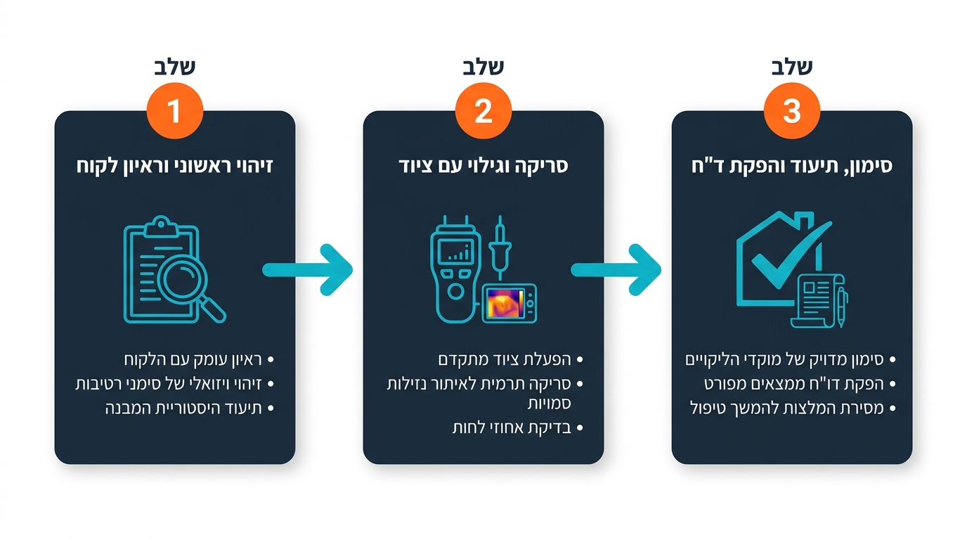 בדיקת צנרת מים בדירה שלב אחרי שלב - מפקח ליקויי בנייה