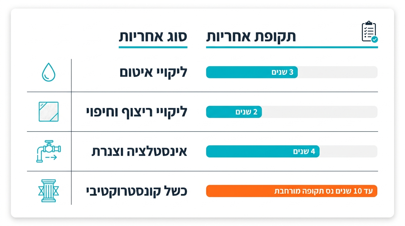 חתימה על פרוטוקול מסירה - זכויות רוכש הדירה