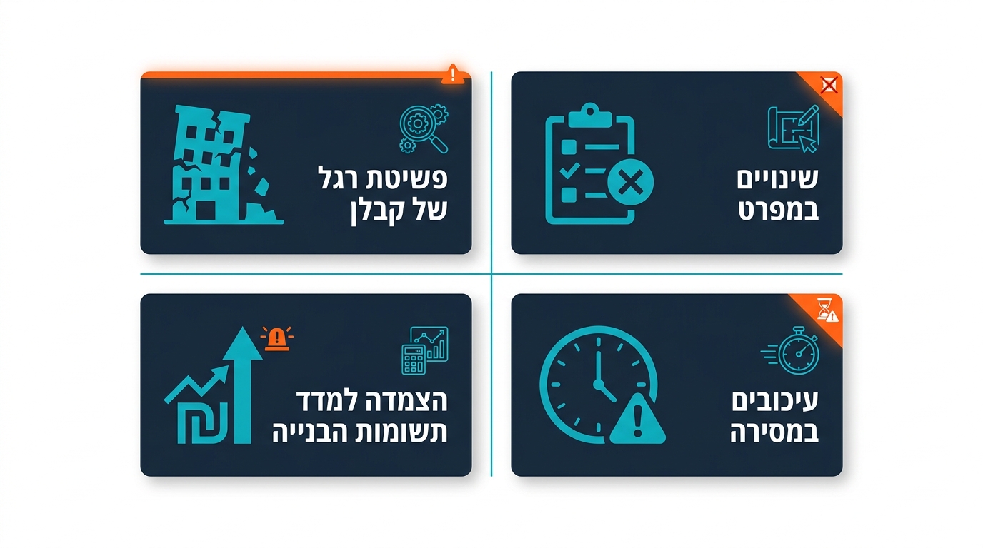 סיכוני רכישת דירה על הנייר מקבלן - ליקויי בנייה ובעיות נסתרות שמתגלות מאוחר