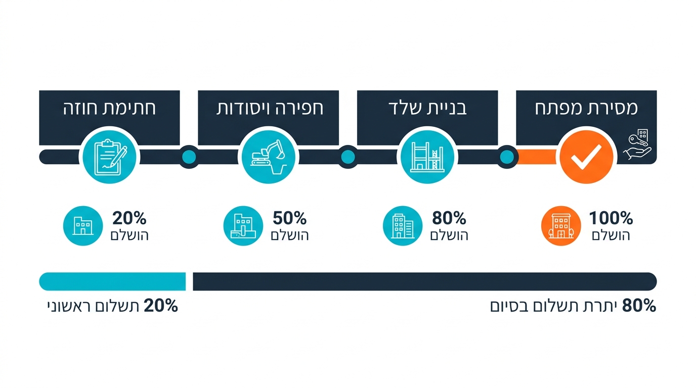 ליווי בנקאי ובטוחות כספיות ברכישת דירה מקבלן