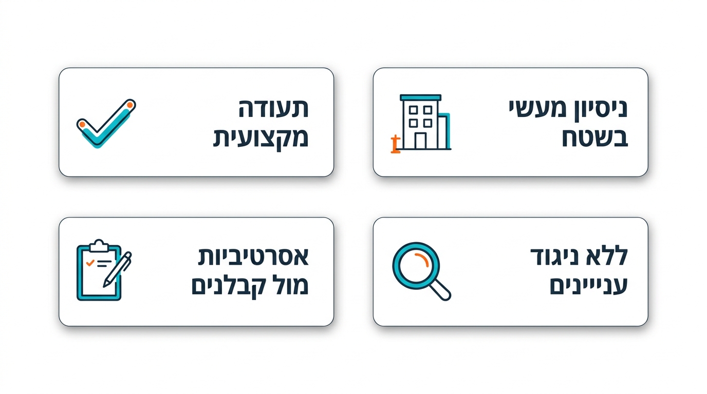 מפקח בנייה בודק שלד בית פרטי בתל אביב